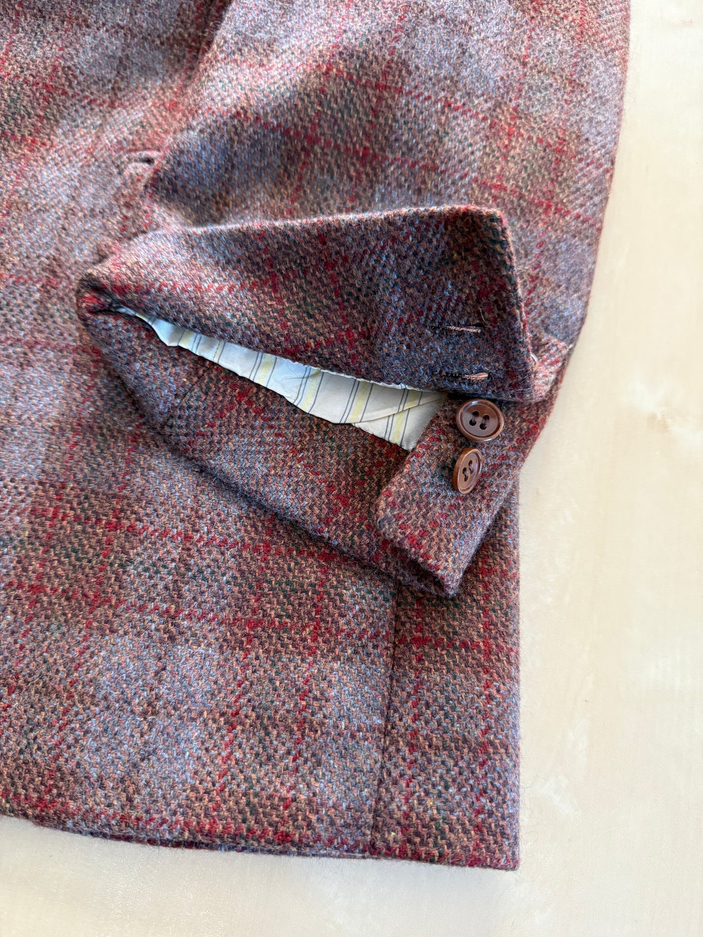 Giacca sartoriale in cashmere a quadri - tg. 52