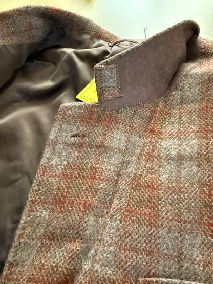 Giacca sartoriale in cashmere a quadri - tg. 52