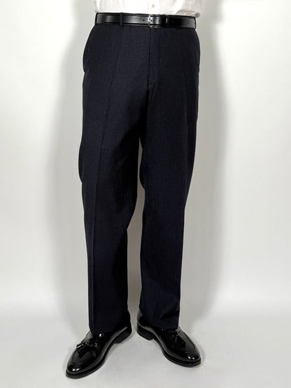 Completo Canali in flanella pettinata blu gessato - tg. 54