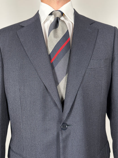 Completo Canali in flanella pettinata blu gessato - tg. 54