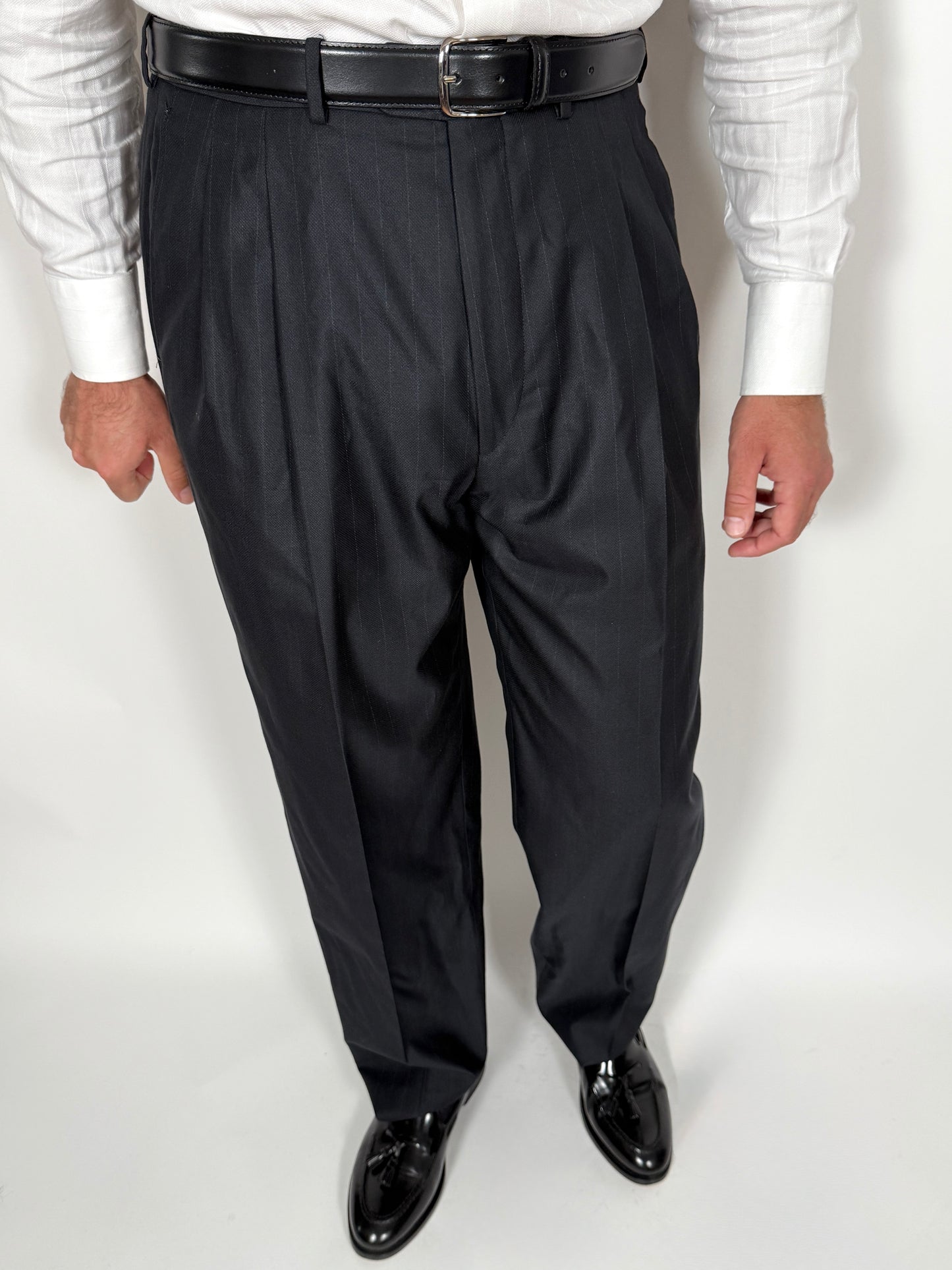 Completo doppiopetto Corneliani anni ‘80 in lana e seta - tg. 52/54