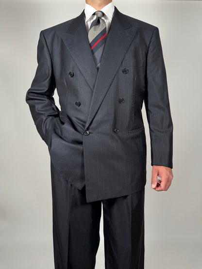 Completo doppiopetto Corneliani anni ‘80 in lana e seta - tg. 52/54