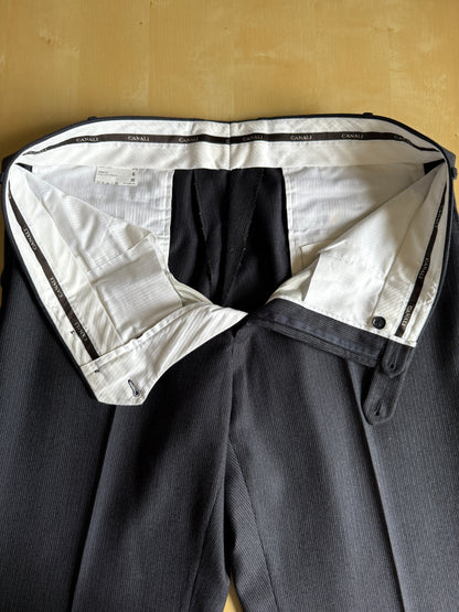 Completo Canali in flanella pettinata blu gessato - tg. 54