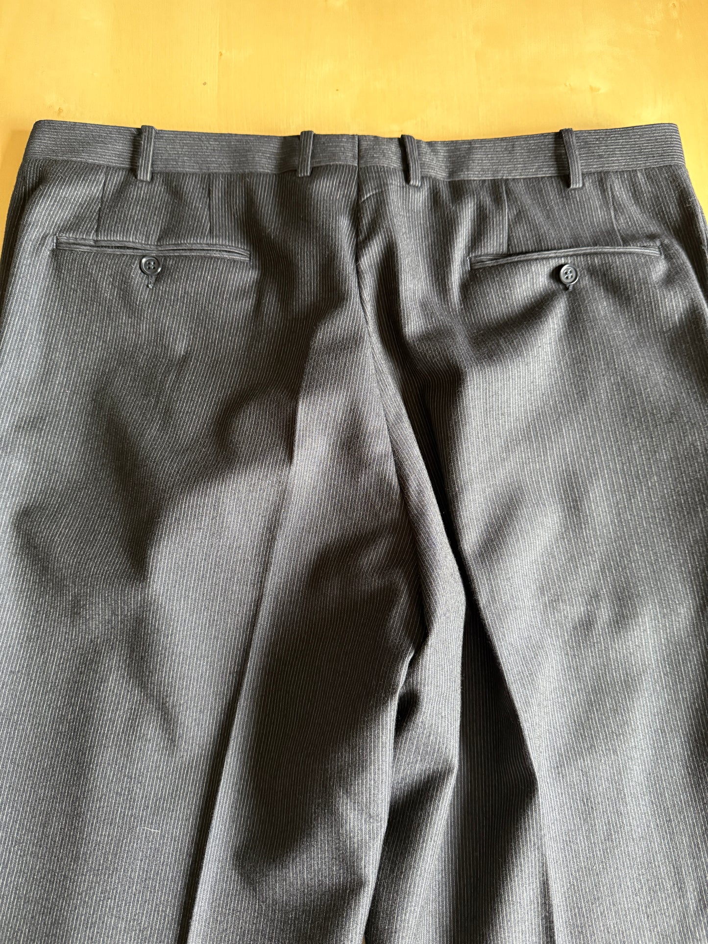 Completo Canali in flanella pettinata blu gessato - tg. 54