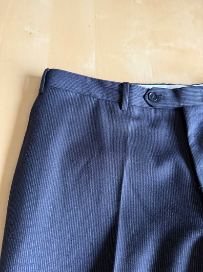 Completo Canali in flanella pettinata blu gessato - tg. 54