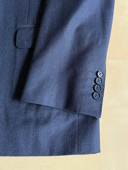 Completo Canali in flanella pettinata blu gessato - tg. 54