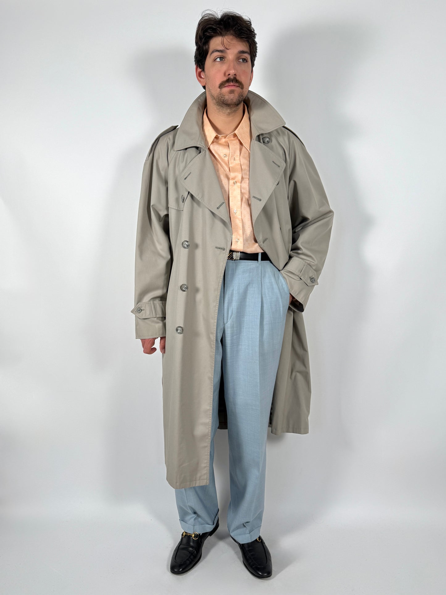 Trench doppiopetto Salco anni ‘80 - tg. 50-54