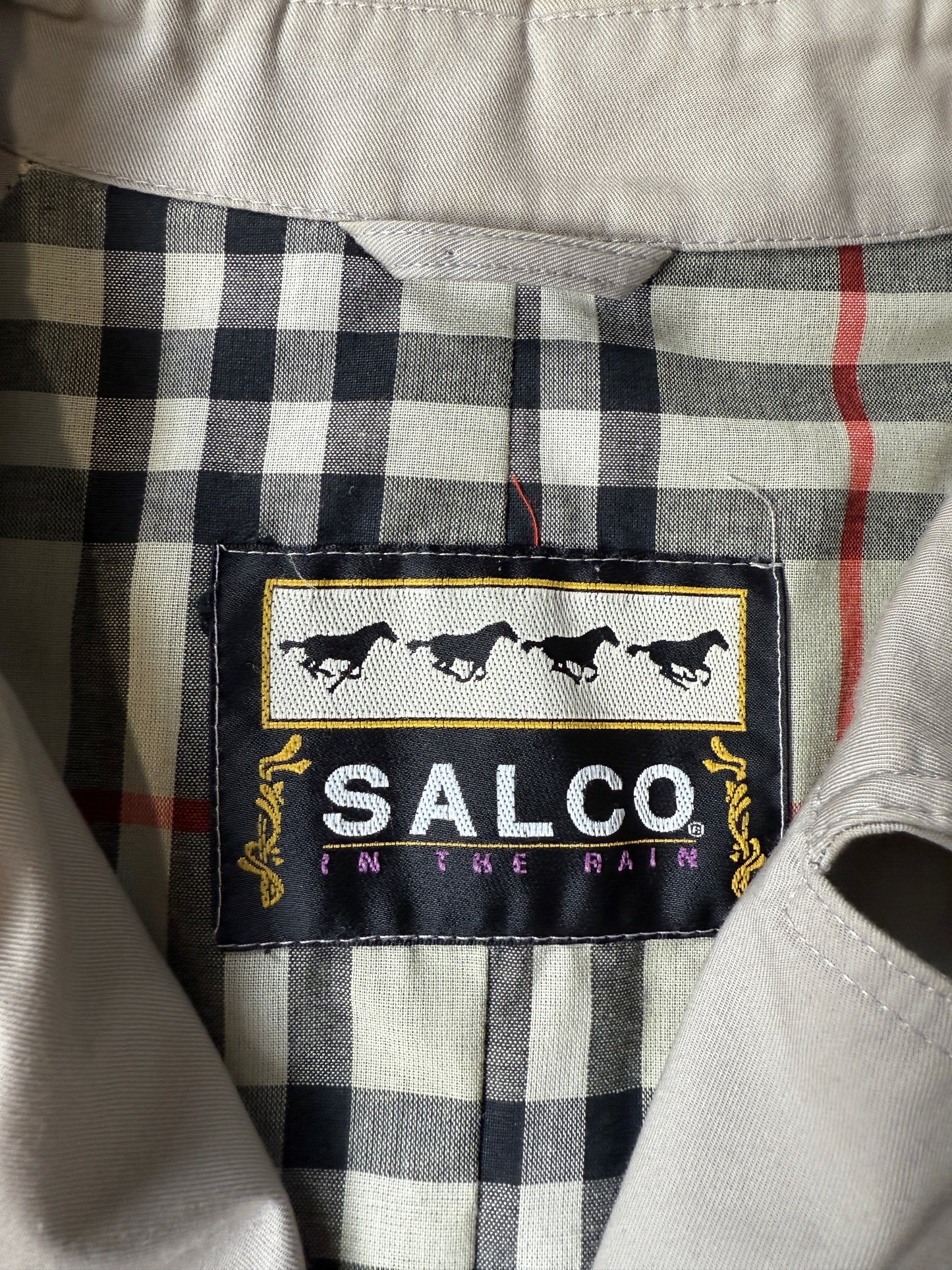 Trench doppiopetto Salco anni ‘80 - tg. 50-54