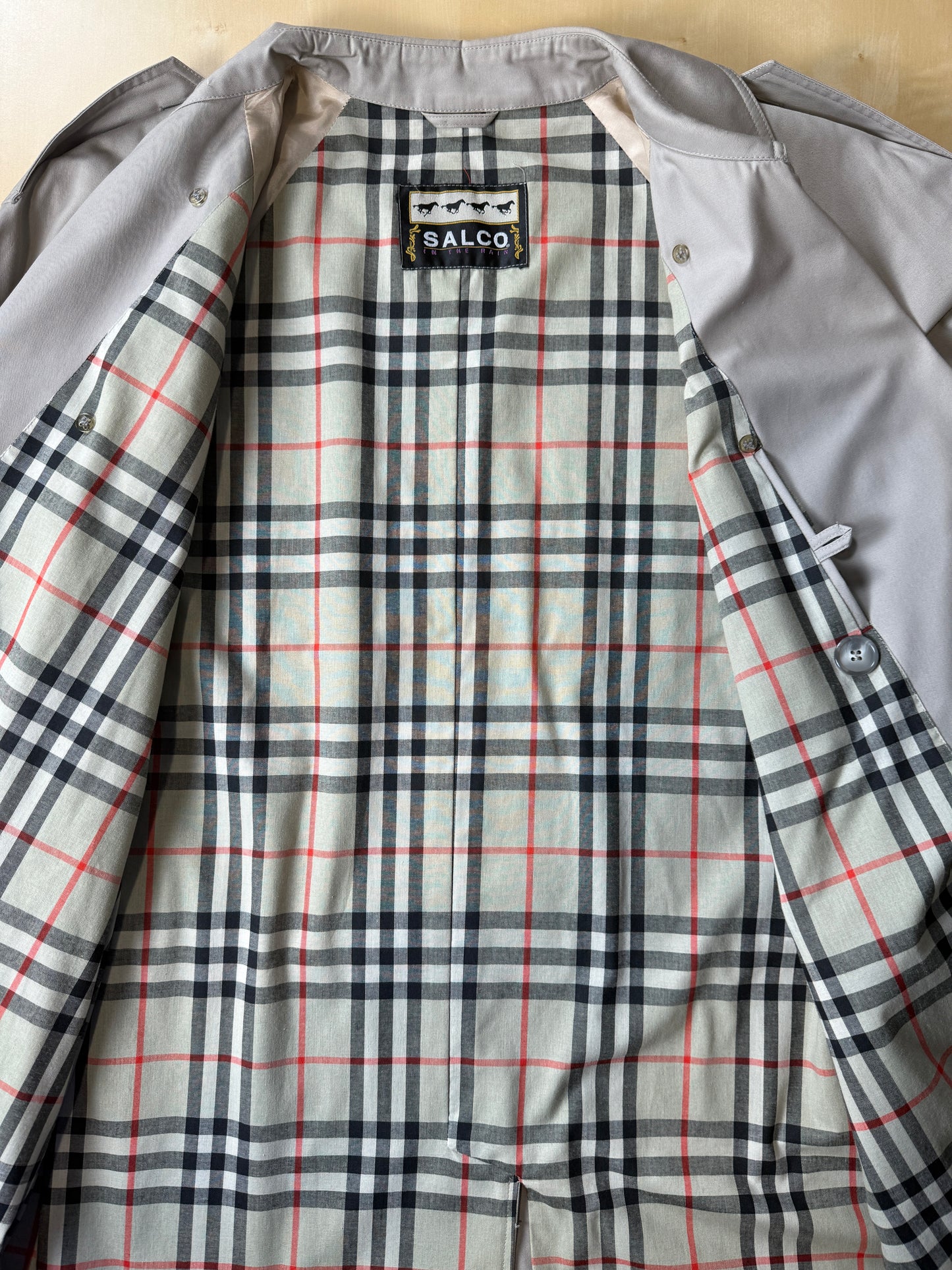 Trench doppiopetto Salco anni ‘80 - tg. 50-54