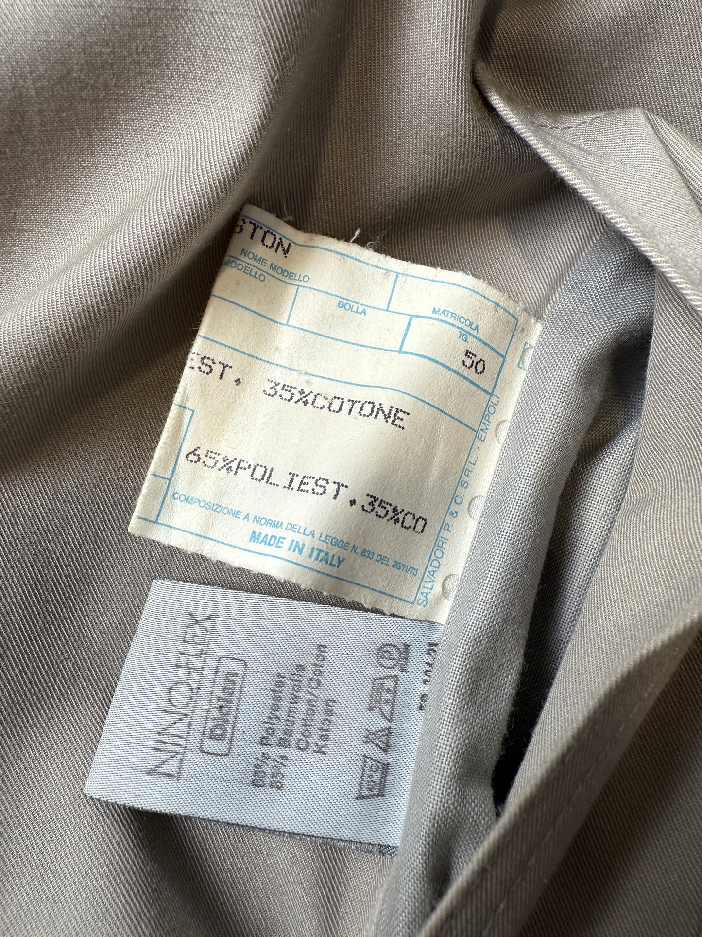 Trench doppiopetto Salco anni ‘80 - tg. 50-54