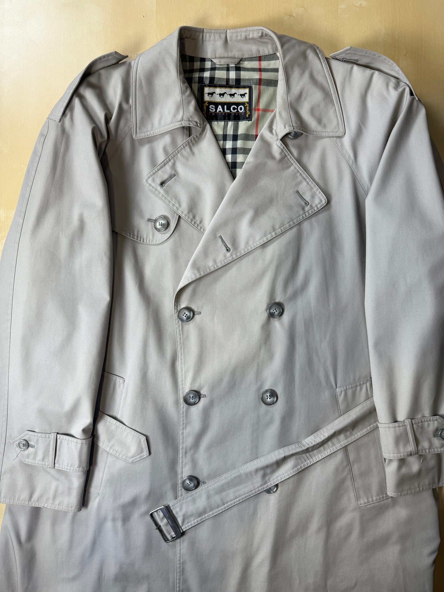 Trench doppiopetto Salco anni ‘80 - tg. 50-54