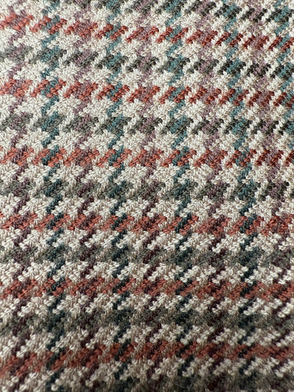 Giacca anni ‘80 pied-de-poule in lana e cashmere - tg. 52