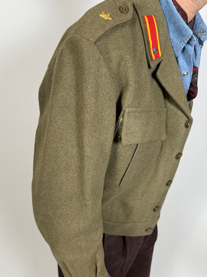 Giubba anni ‘50 esercito italiano CAR 80° Roma - tg. 48
