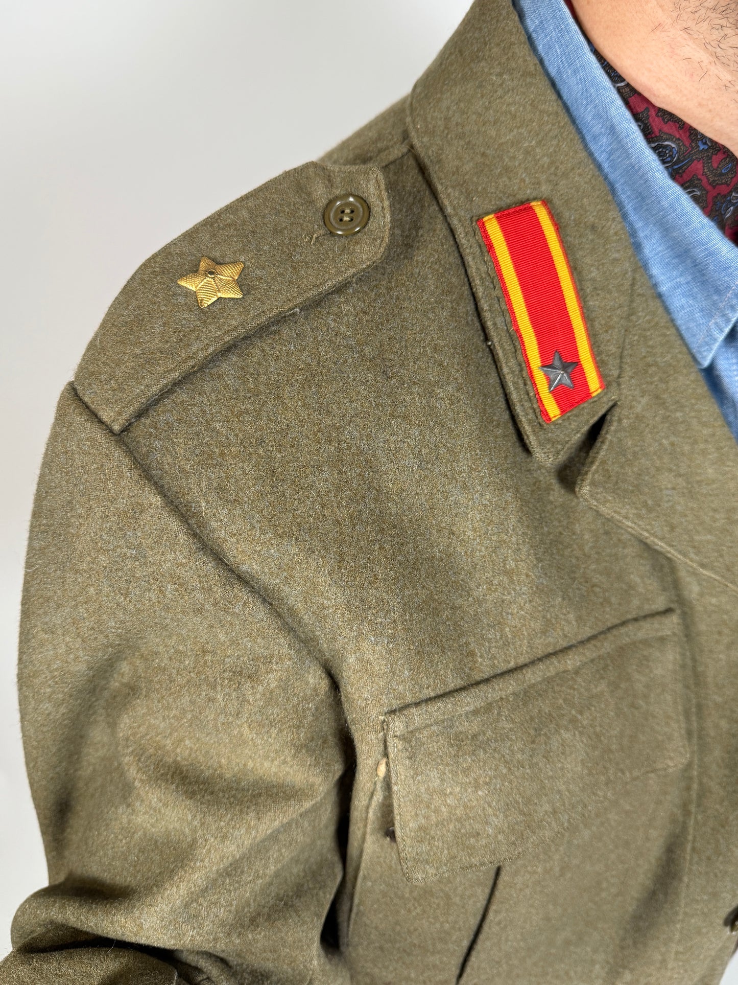 Giubba anni ‘50 esercito italiano CAR 80° Roma - tg. 48