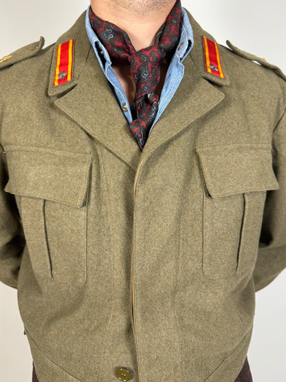 Giubba anni ‘50 esercito italiano CAR 80° Roma - tg. 48