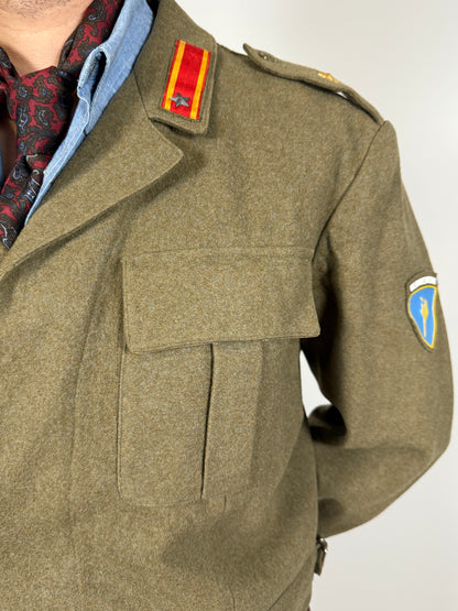 Giubba anni ‘50 esercito italiano CAR 80° Roma - tg. 48