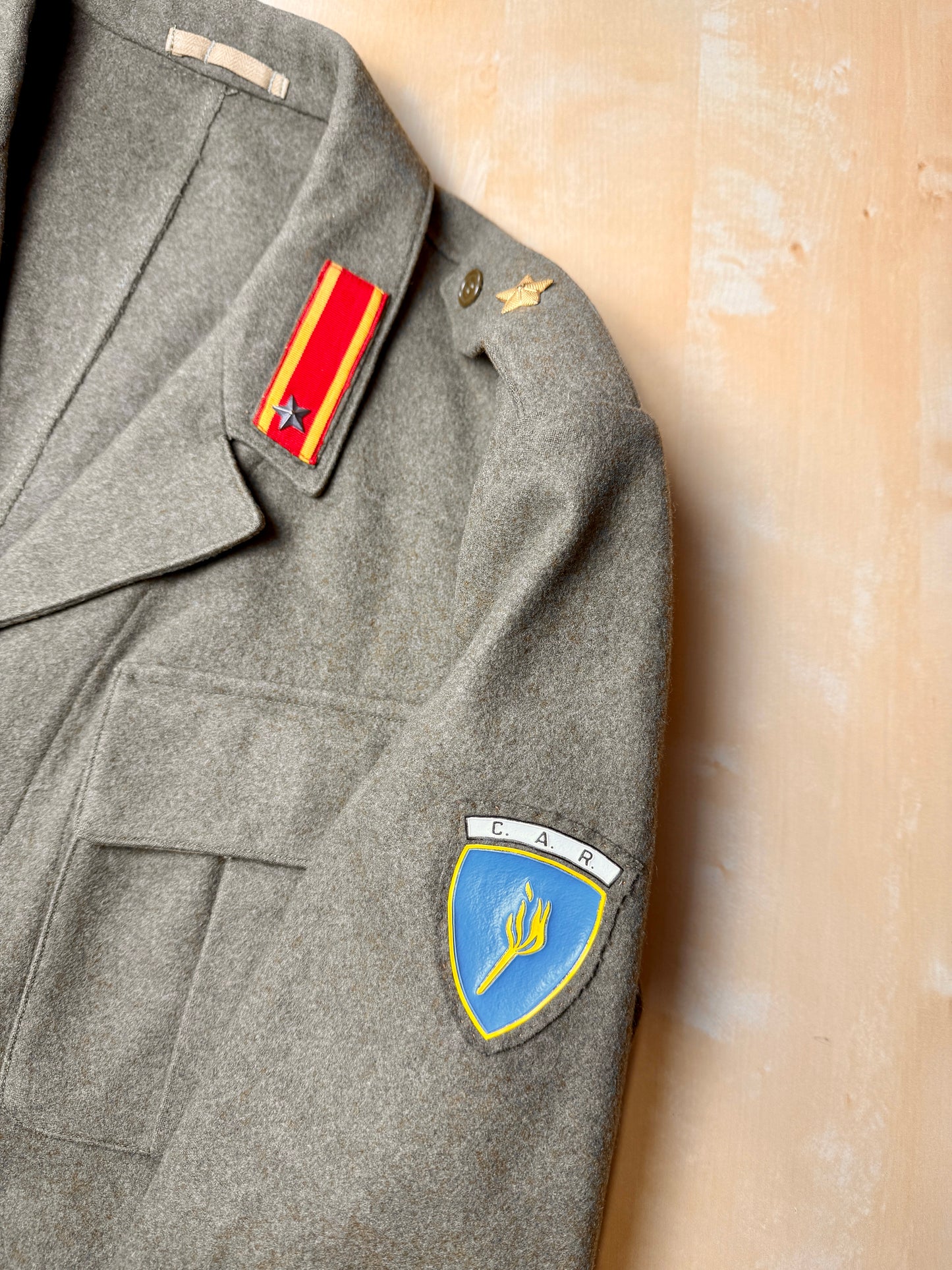 Giubba anni ‘50 esercito italiano CAR 80° Roma - tg. 48