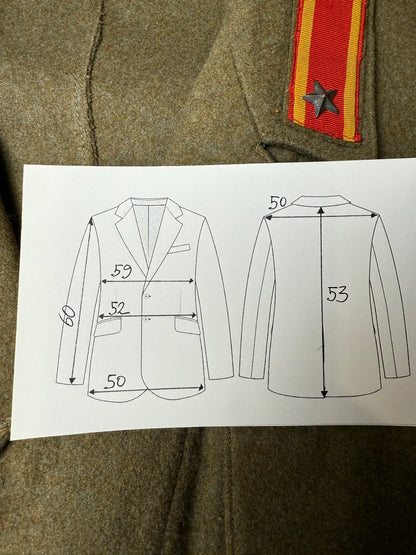 Giubba anni ‘50 esercito italiano CAR 80° Roma - tg. 48