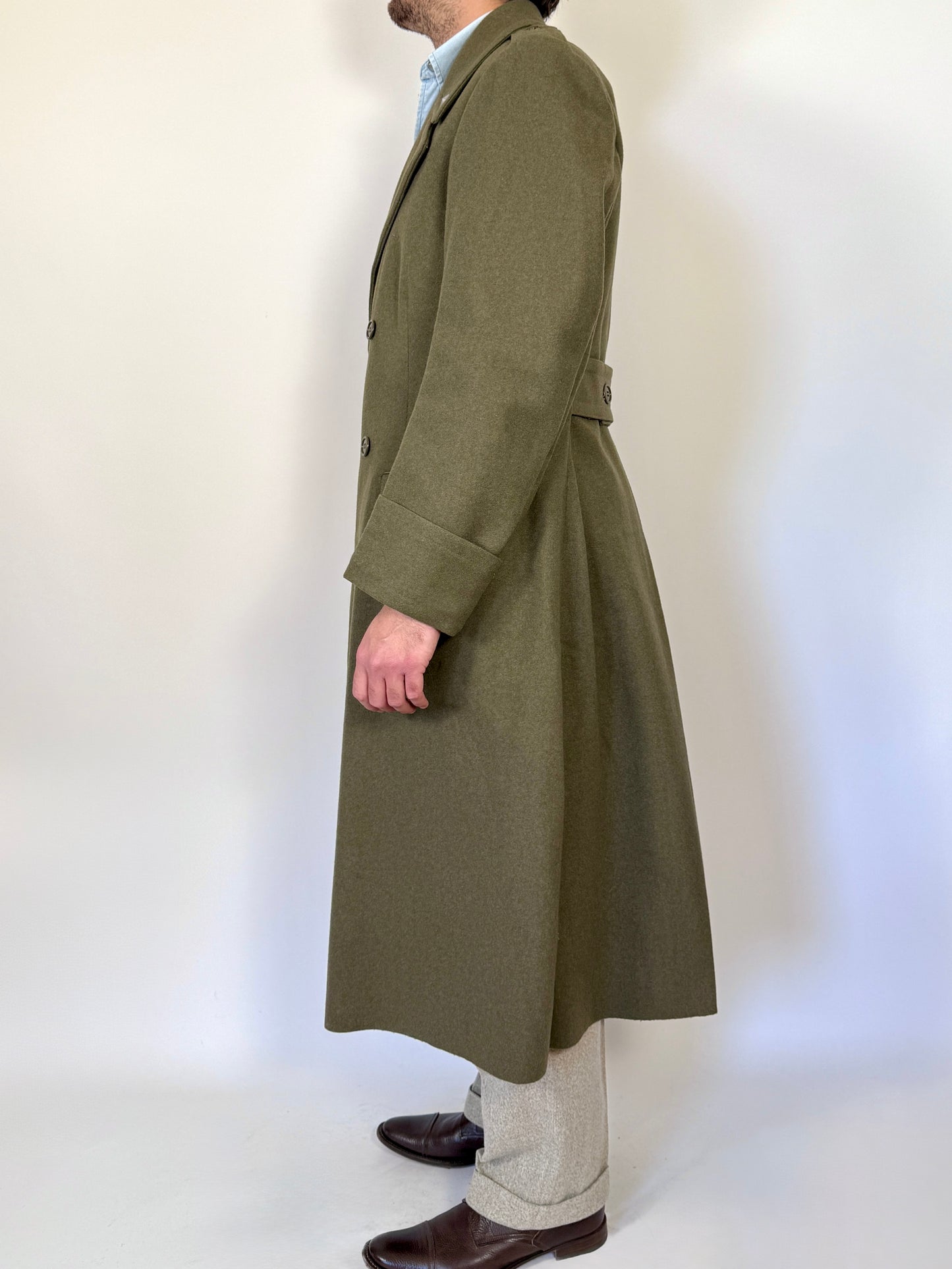 Cappotto in panno Esercito Italiano anni '50/'60 - tg. 44/46