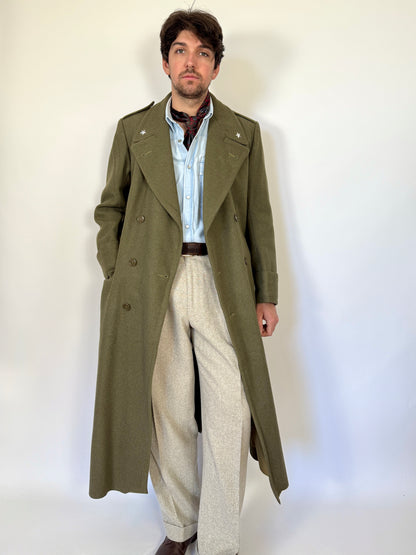 Cappotto in panno Esercito Italiano anni '50/'60 - tg. 44/46