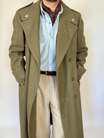 Cappotto in panno Esercito Italiano anni '50/'60 - tg. 44/46
