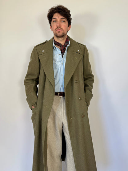 Cappotto in panno Esercito Italiano anni '50/'60 - tg. 44/46