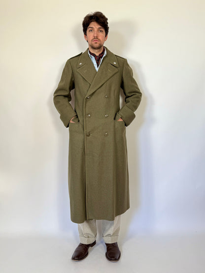 Cappotto in panno Esercito Italiano anni '50/'60 - tg. 44/46