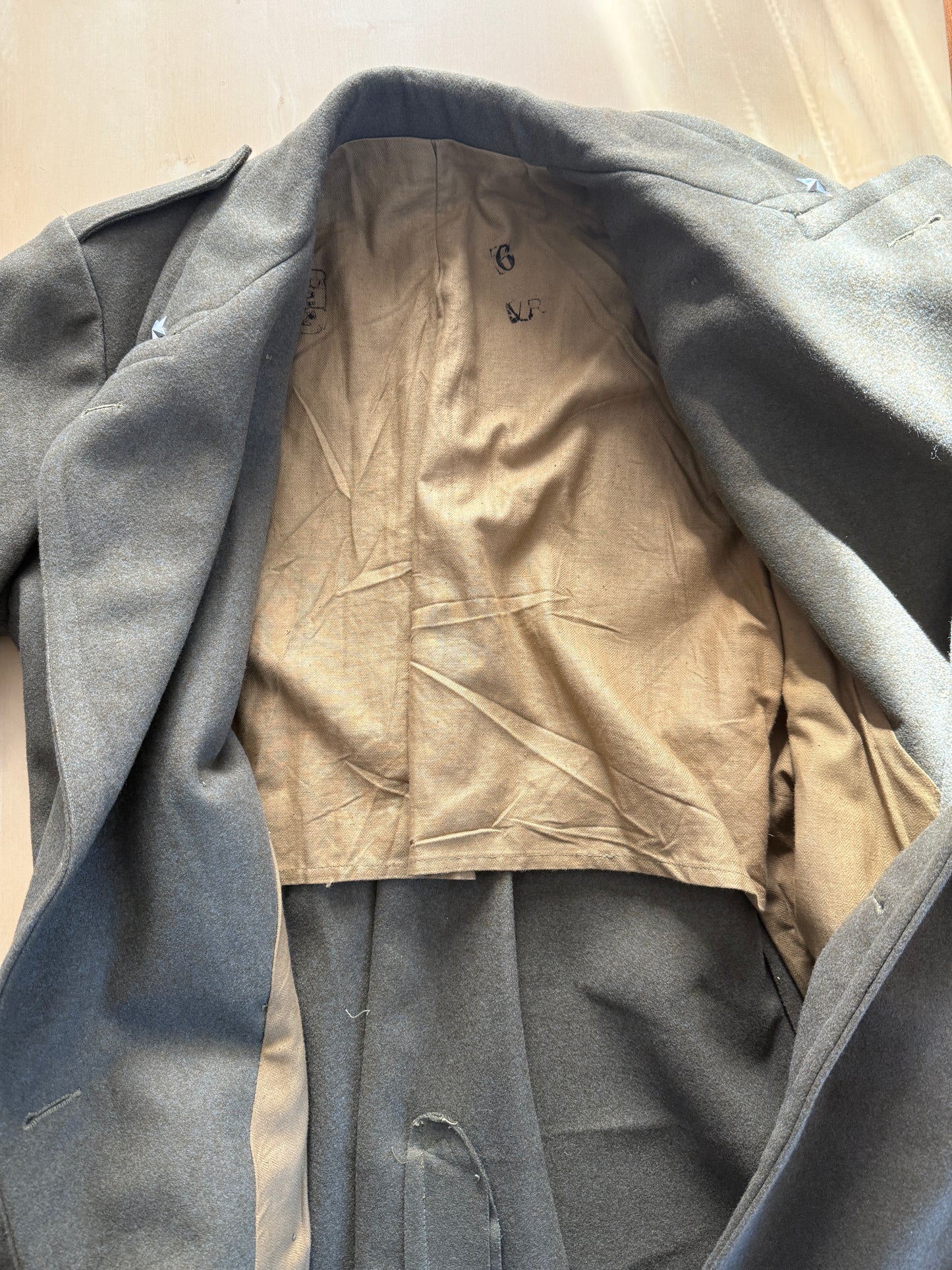 Cappotto in panno Esercito Italiano anni '50/'60 - tg. 44/46