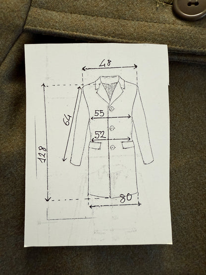 Cappotto in panno Esercito Italiano anni '50/'60 - tg. 44/46
