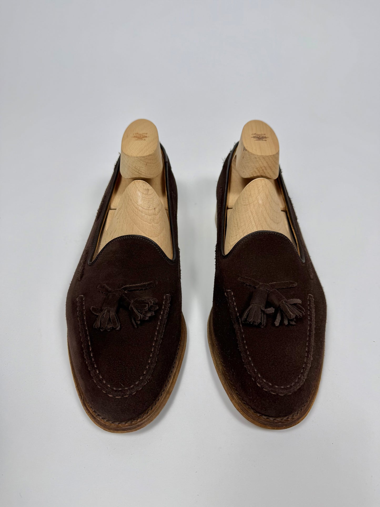 Church's Fosbury tassel loafer marrone scamosciato - 10