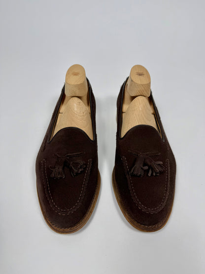 Church's Fosbury tassel loafer marrone scamosciato - 10
