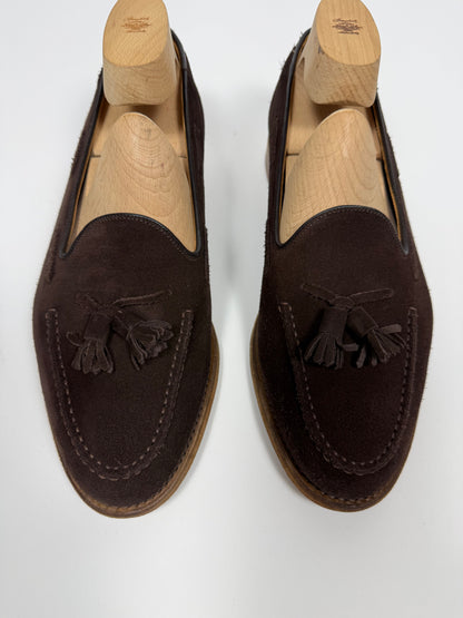 Church's Fosbury tassel loafer marrone scamosciato - 10