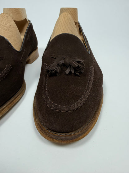 Church's Fosbury tassel loafer marrone scamosciato - 10