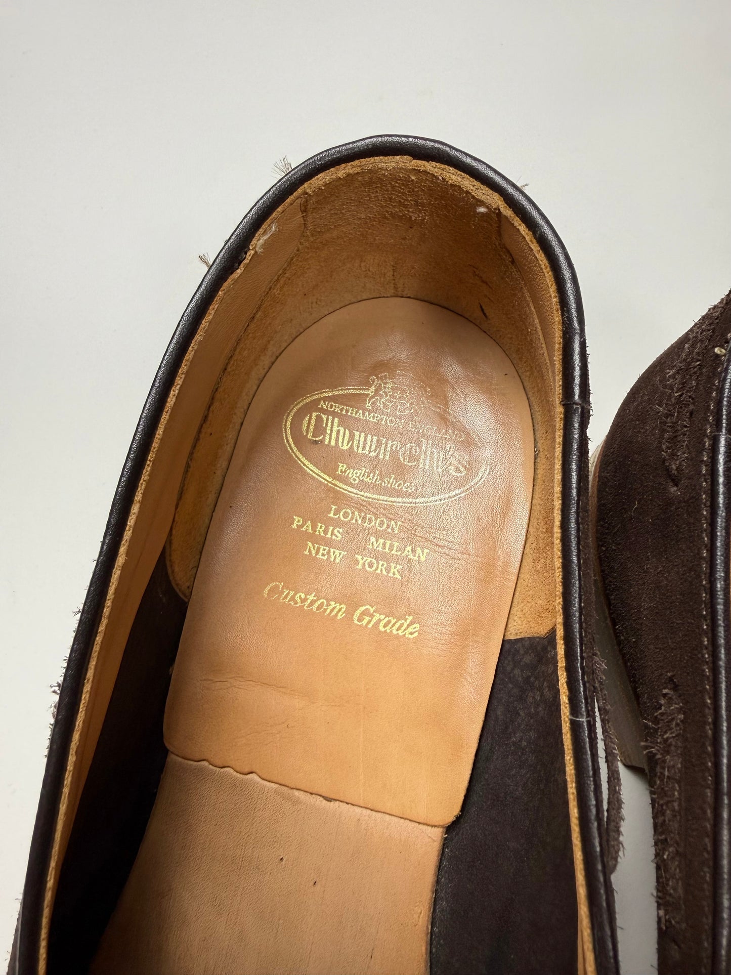 Church's Fosbury tassel loafer marrone scamosciato - 10