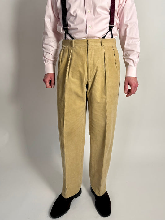 Pantaloni Polo Ralph Lauren velluto a coste anni ‘80/‘90 made in USA - tg. 50/52