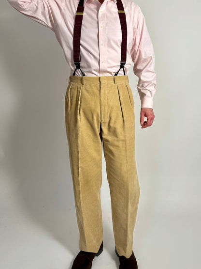 Pantaloni Polo Ralph Lauren velluto a coste anni ‘80/‘90 made in USA - tg. 50/52