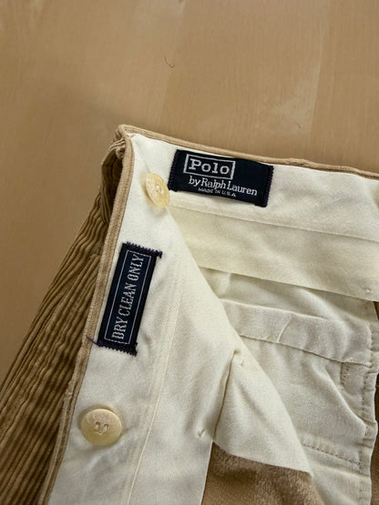Pantaloni Polo Ralph Lauren velluto a coste anni ‘80/‘90 made in USA - tg. 50/52