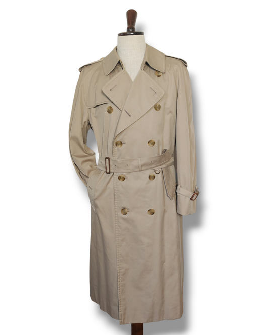 Burberrys vintage trench coat (double-breasted) - size 50 reg