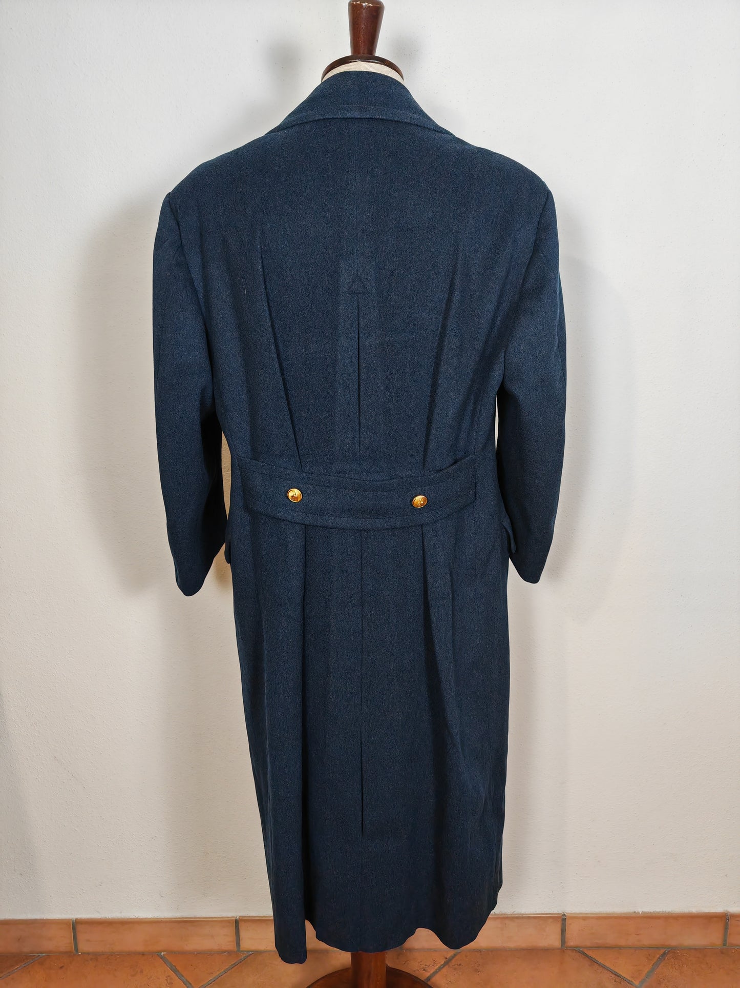 Cappotto Aeronautica Militare italiana doppiopetto, anni '70/'80 - tg. 48