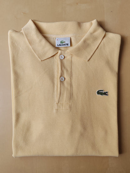 Polo Lacoste giallo pastello 4 (M)