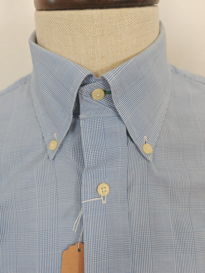 Camicia Tommy Hilfiger azzurra Glen check - L/XL (collo 41)