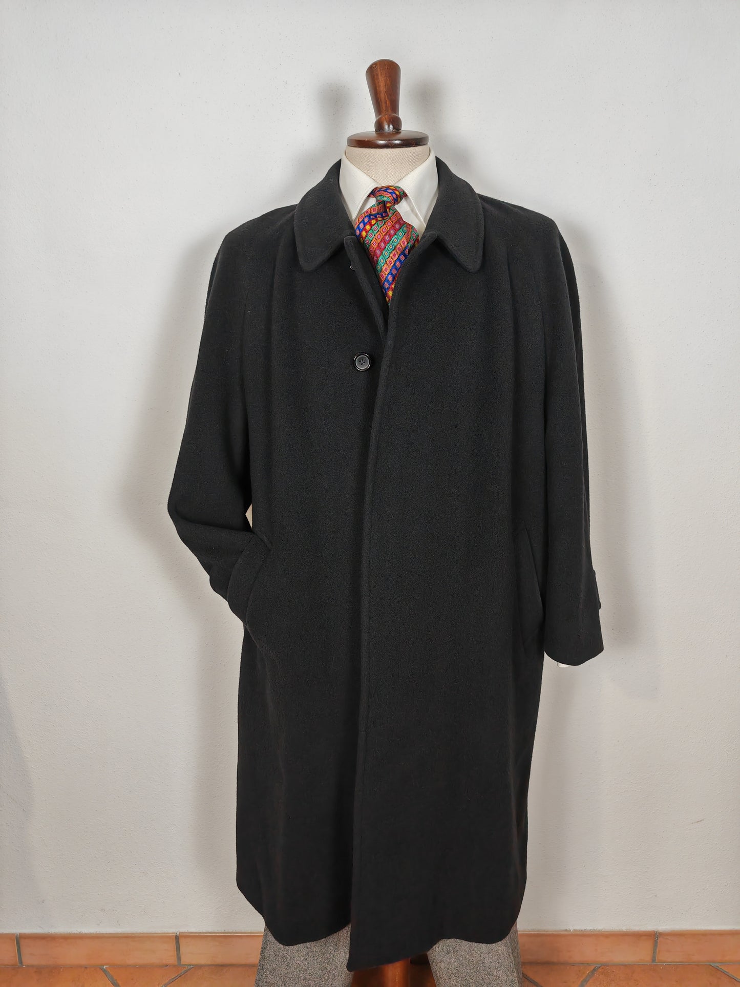 Cappotto raglan Aquascutum in puro cammello - tg. 52