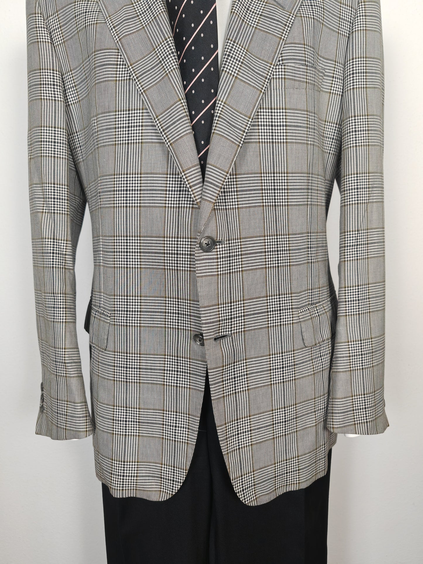 Giacca Corneliani estiva 100% cotone principe di Galles - tg. 54