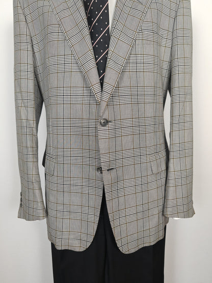 Giacca Corneliani estiva 100% cotone principe di Galles - tg. 54