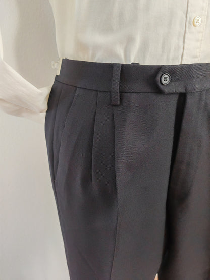 Pantaloni in twill 100% lana - tg. 48