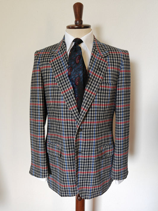 Giacca sartoriale Cangini Forlì, quadri check - tg. 50