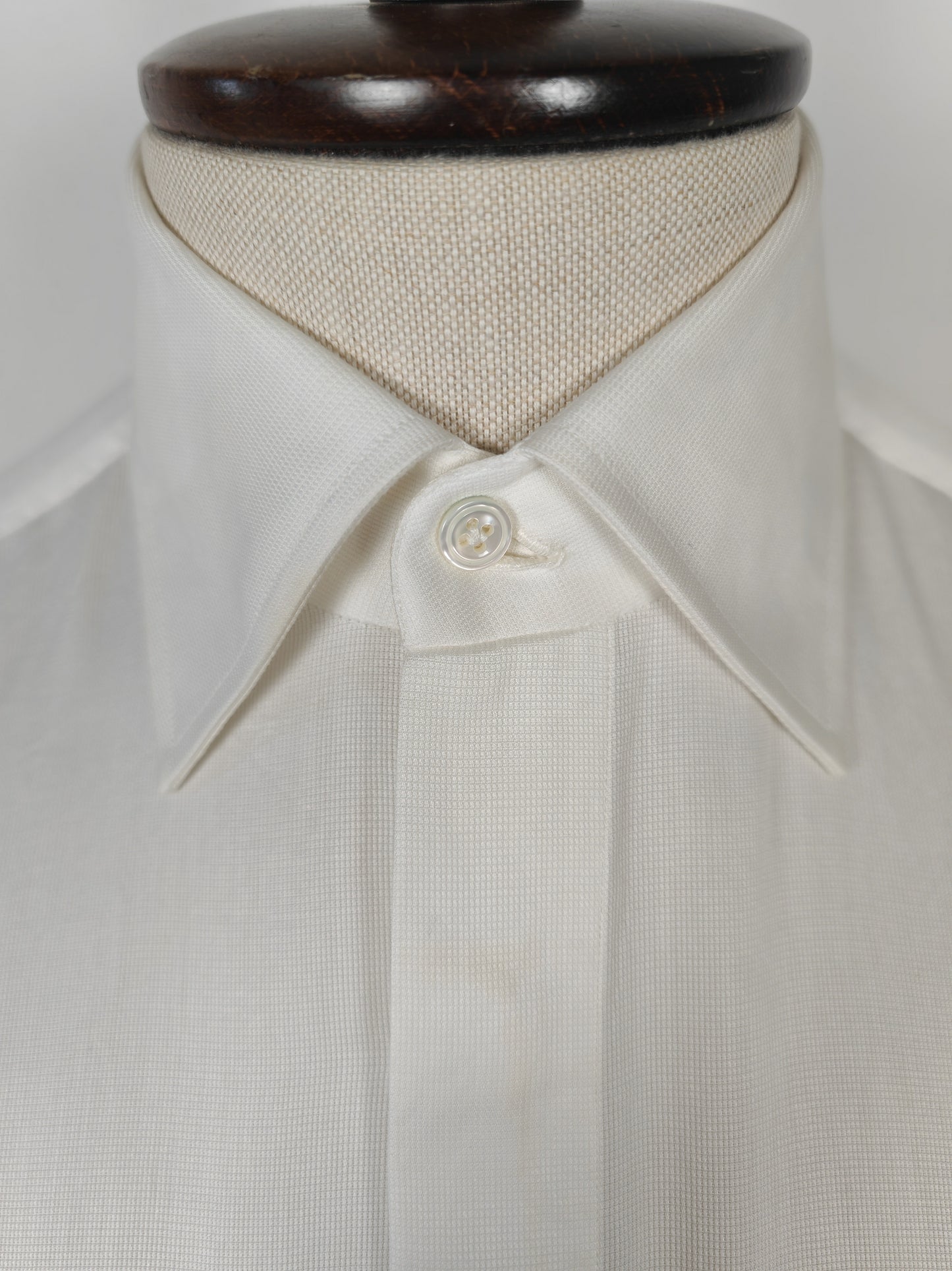 Camicia Finamore Napoli con polsino francese - tg. S collo 38