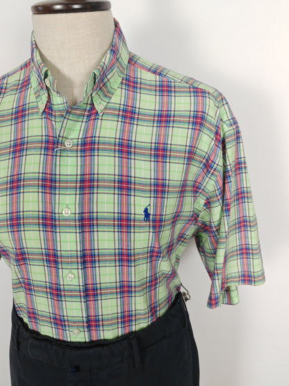 Camicia Ralph Lauren Blake tartan maniche corte - L/XL