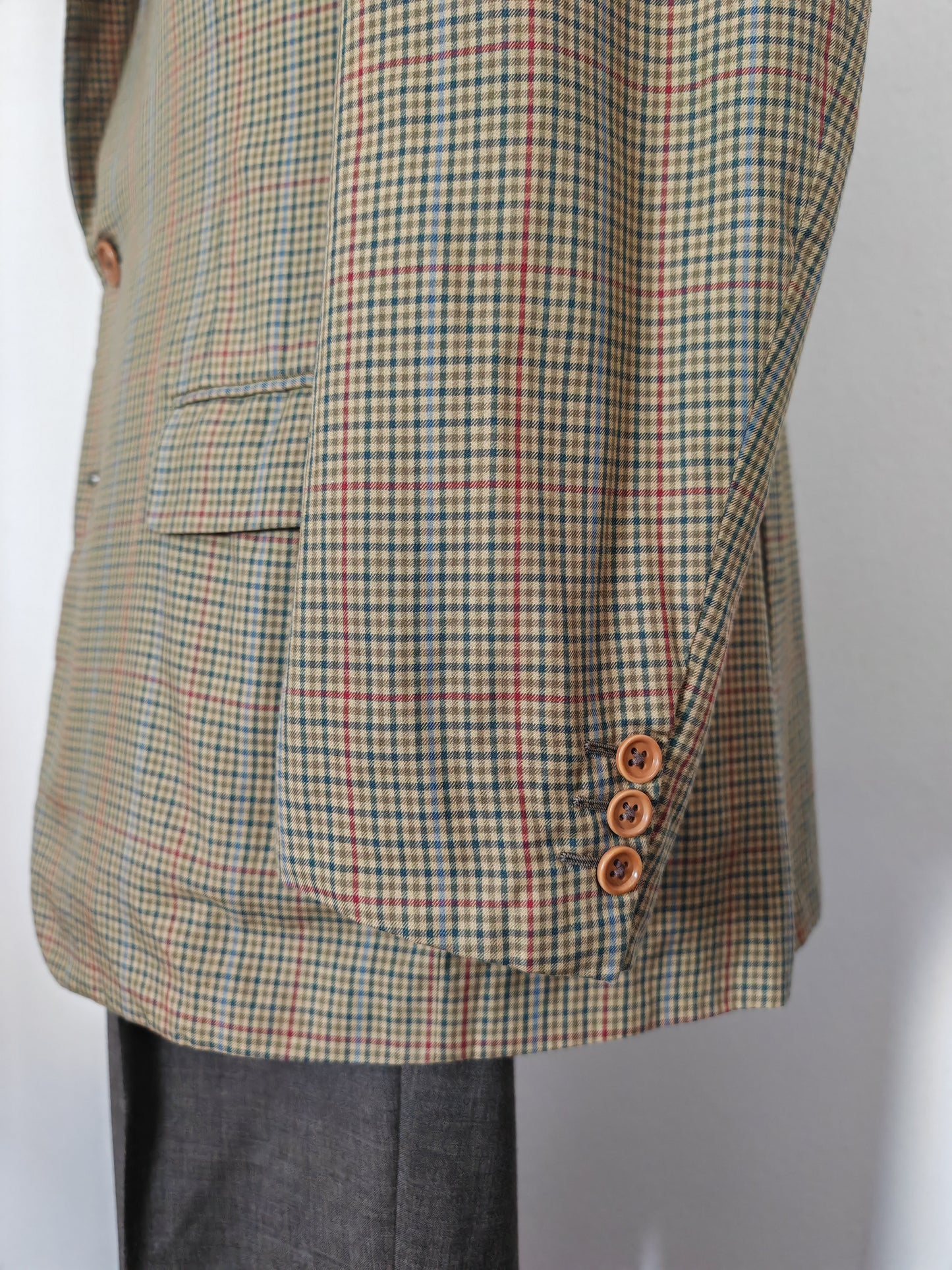 Giacca Burberrys estiva sfoderata in puro cotone quadretti - tg. 50