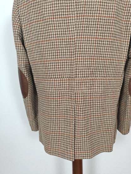 Giacca in tweed semi-sartoriale in stile sportcoat inglese - tg. 52/54